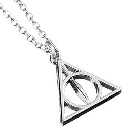 Harry Potter Deathly Hallows silver necklace