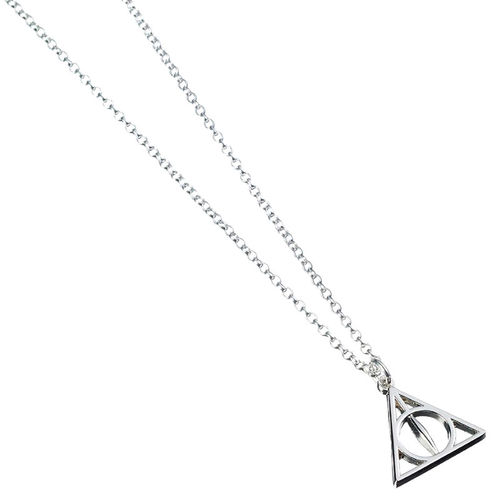 Harry Potter Deathly Hallows silver necklace
