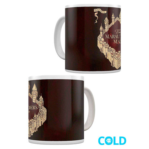 Taza termica Mapa Merodeador Harry Potter magica