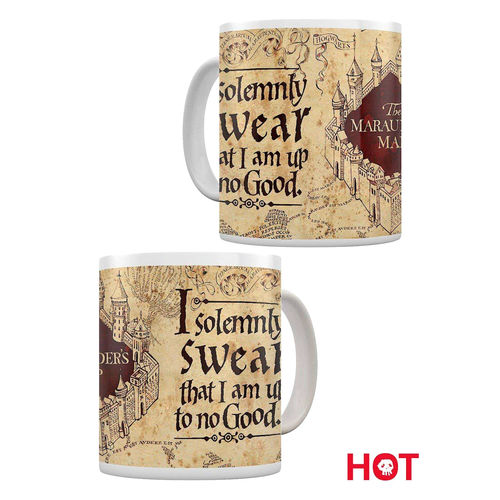 Taza termica Mapa Merodeador Harry Potter magica