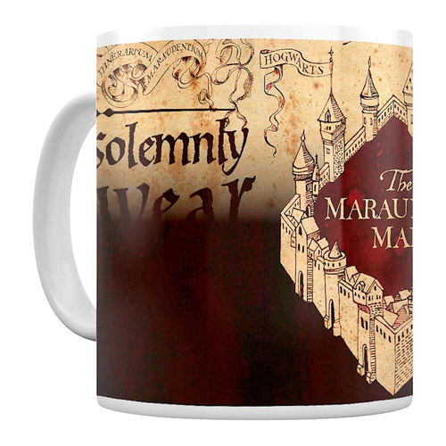 Taza termica Mapa Merodeador Harry Potter magica