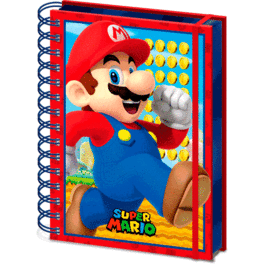 Cuaderno A5 lenticular Super Mario Bros