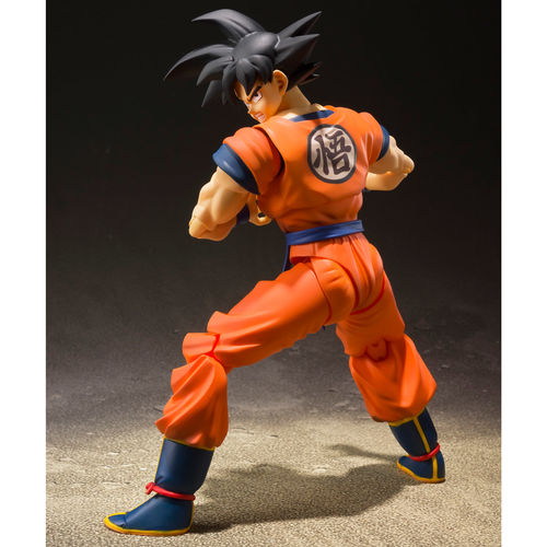 Figura Son Goku Saiyan Raised on Earth Dragon Ball 14cm