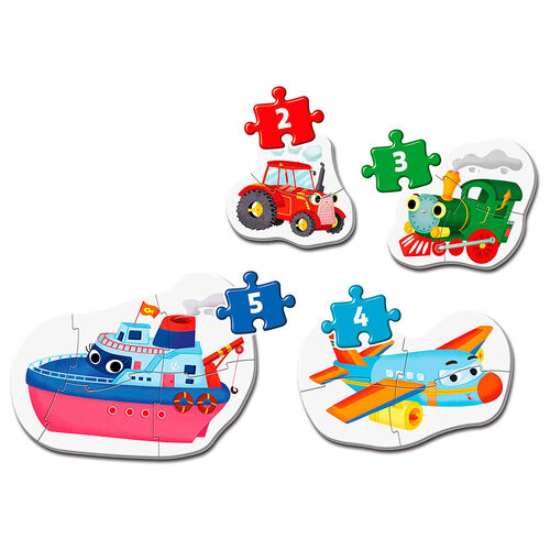 Means of Transport My First Puzzle 3-6-9-12pcs