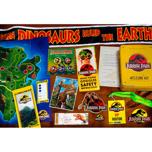 Jurassic Park Welcome Kit Standard metal box replica
