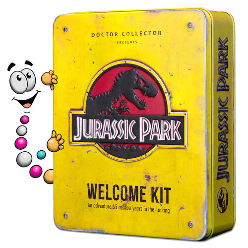Jurassic Park Welcome Kit Standard metal box replica