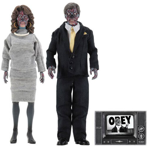 Set 2 figuras Estan Vivos They Live