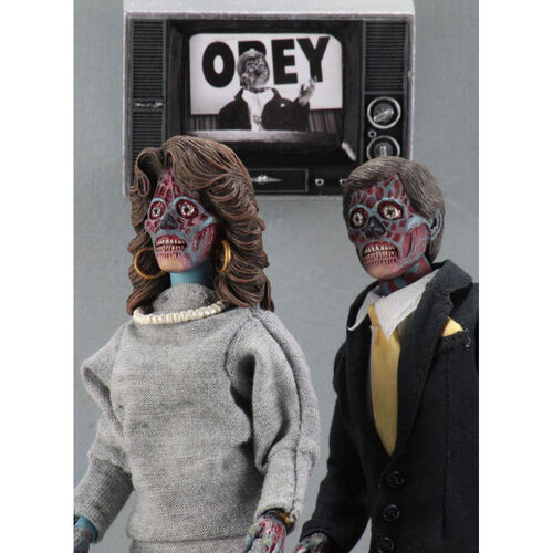 Set 2 figuras Estan Vivos They Live
