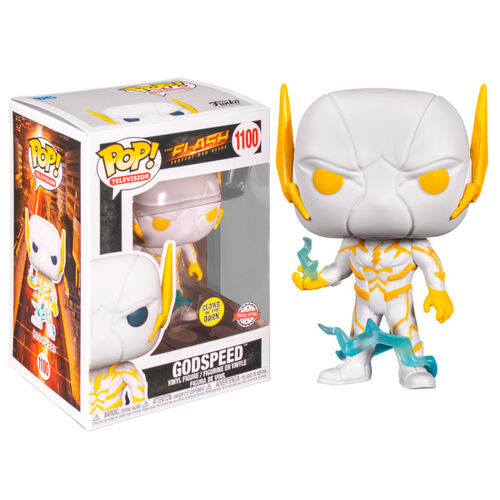 POP figure DC Comics The Flash Godspeed Glow in the Dark Exclusive