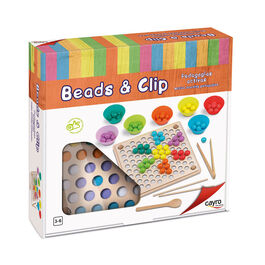 Juego Beads and Clip Montessori
