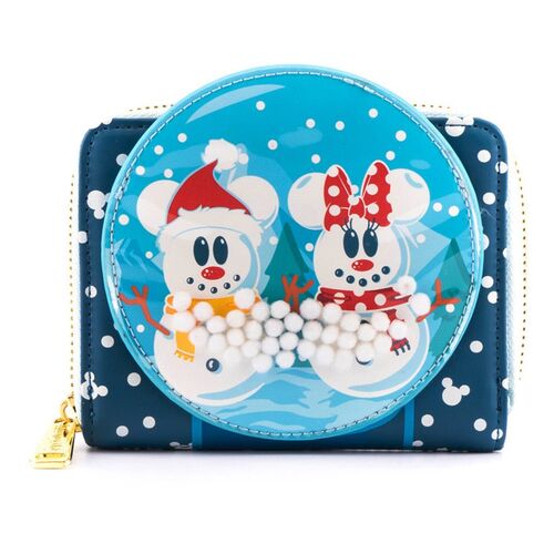 Loungefly Disney Snowman Mickey Minnie wallet