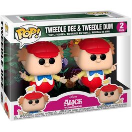 POP pack 2 figures Disney Alice in Wonderland 70th Tweedle Dee and Dum