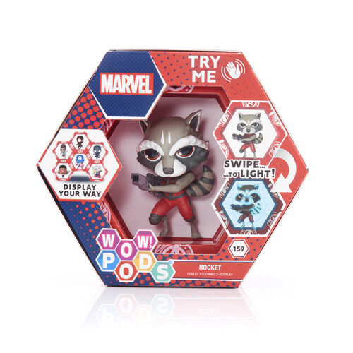 WOW! POD Marvel Rocket Raccoon led figure