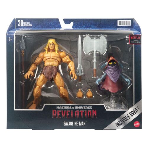 Figura He-Man Savage Masters of the Universe Revelation Masterverse 18cm