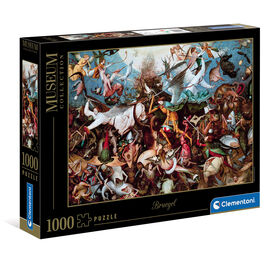 Puzzle La Caida de los Angeles Rebeldes Bruegel 1000pzs