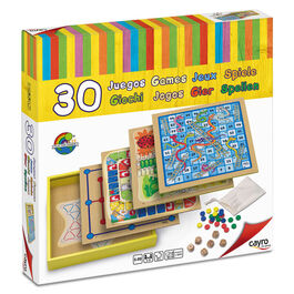 Set 30 juegos mesa madera