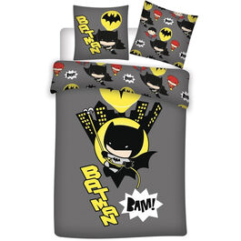 Funda nordica Chibi Batman DC Comics cama 90 microfibra