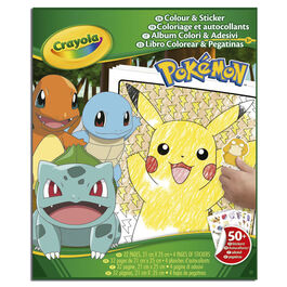 Libro para colorear + Stickers Pokemon Crayola