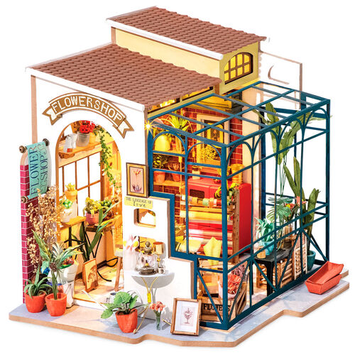 Emily s Flower Shop miniature house model 258pcs