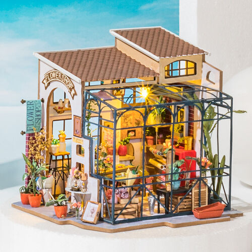 Emily s Flower Shop miniature house model 258pcs