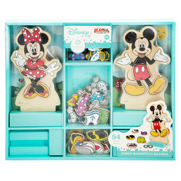 Disney Minnie dresses wooden magnetic set