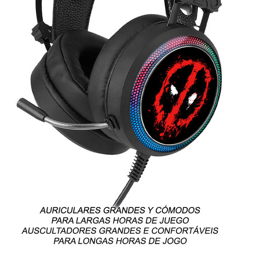 Auriculares gaming Deadpool Marvel