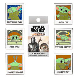Blind Box Enamel Pin Yoda the Child The Mandalorian Star Wars Loungefly surtido