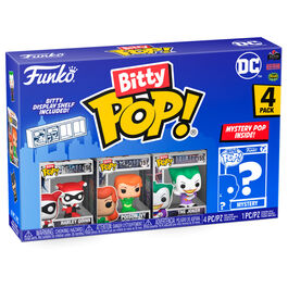 Blister 4 figuras Bitty POP DC Comics Harley Quinn