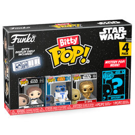 Blister 4 figuras Bitty POP Star Wars Leia Blister 4 figuras Bitty POP Star Wars Leia