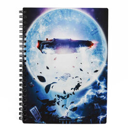 Back to the Future BTTF Delorean 3D notebook