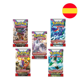 Spanish Pokemon Developments in Paldea trading card game envelopes