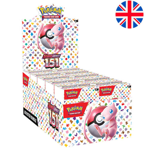 English TCG Scarlet & Violet 3.5 Booster Bundle with 6 booster packs