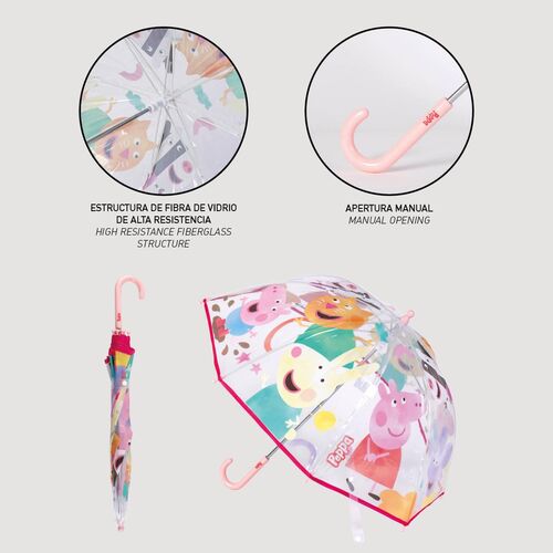 Peppa Pig bubble manual umbrella 45cm