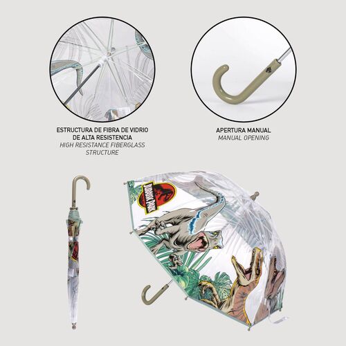 Jurassic Park bubble manual umbrella 45cm