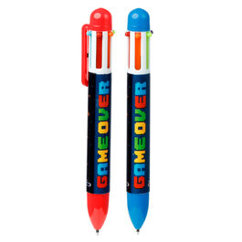 Boligrafo multicolor Game Over