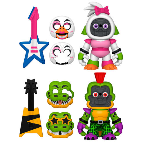 POP pack 2 figures Five Nights at Freddys Montgomery Gator and Glamrock Chica