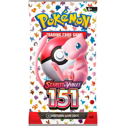 English TCG Scarlet & Violet 3.5 Booster Bundle with 6 booster packs