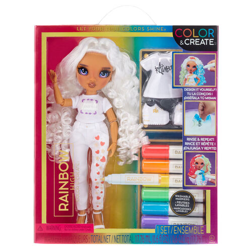 Muñeca Purple Eyes Rainbow High 26cm