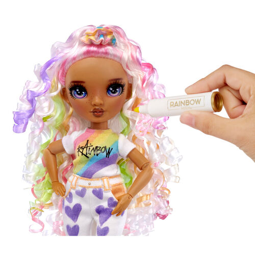 Muñeca Purple Eyes Rainbow High 26cm