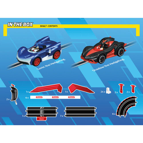 Circuito carreras Sonic + Shadow Sonic the Hedgehog Carrera GO!!!