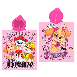 Poncho toalla Patrulla Canina Paw Patrol algodon
