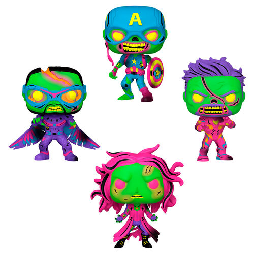 Blister 4 figuras POP Marvel What If...? Exclusive