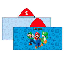 Super Mario Bros microfibre poncho towel