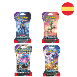 Spanish Pokemon Scarlet & Purple Temporary Forces collectible card game envelope