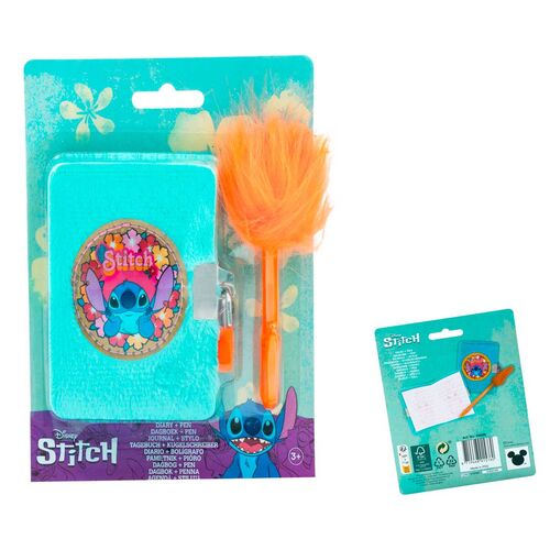 Disney Stitch Mini diary + pen