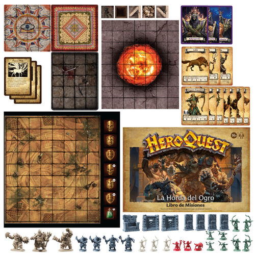 Spanish Heroquest The Ogre Horde expansion board game