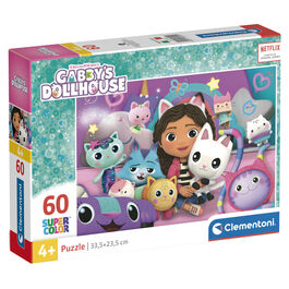 Puzzle La Casa de Muñecas de Gabby 60pzs