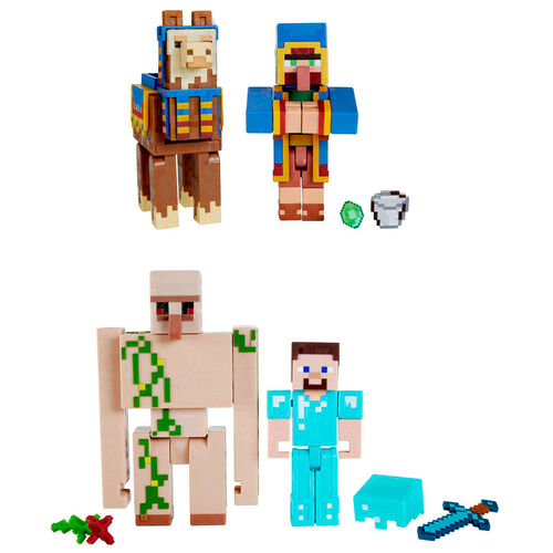 Minecraft assorted blister 2 figures 8cm
