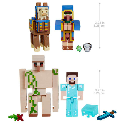 Minecraft assorted blister 2 figures 8cm