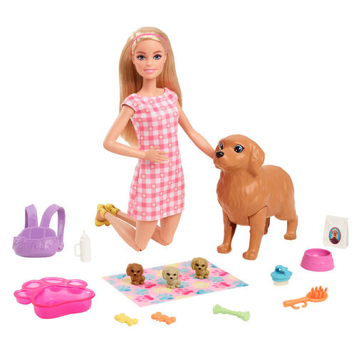 Muñeca y Cachorros Barbie